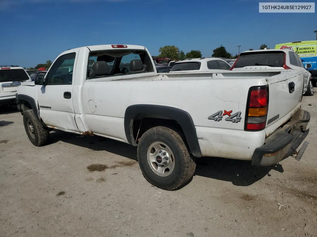 2005 GMC Sierra K2500 Heavy Duty VIN: 1GTHK24U85E129927 Lot: 70572434