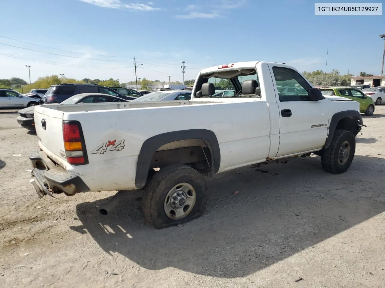 2005 GMC Sierra K2500 Heavy Duty VIN: 1GTHK24U85E129927 Lot: 70572434