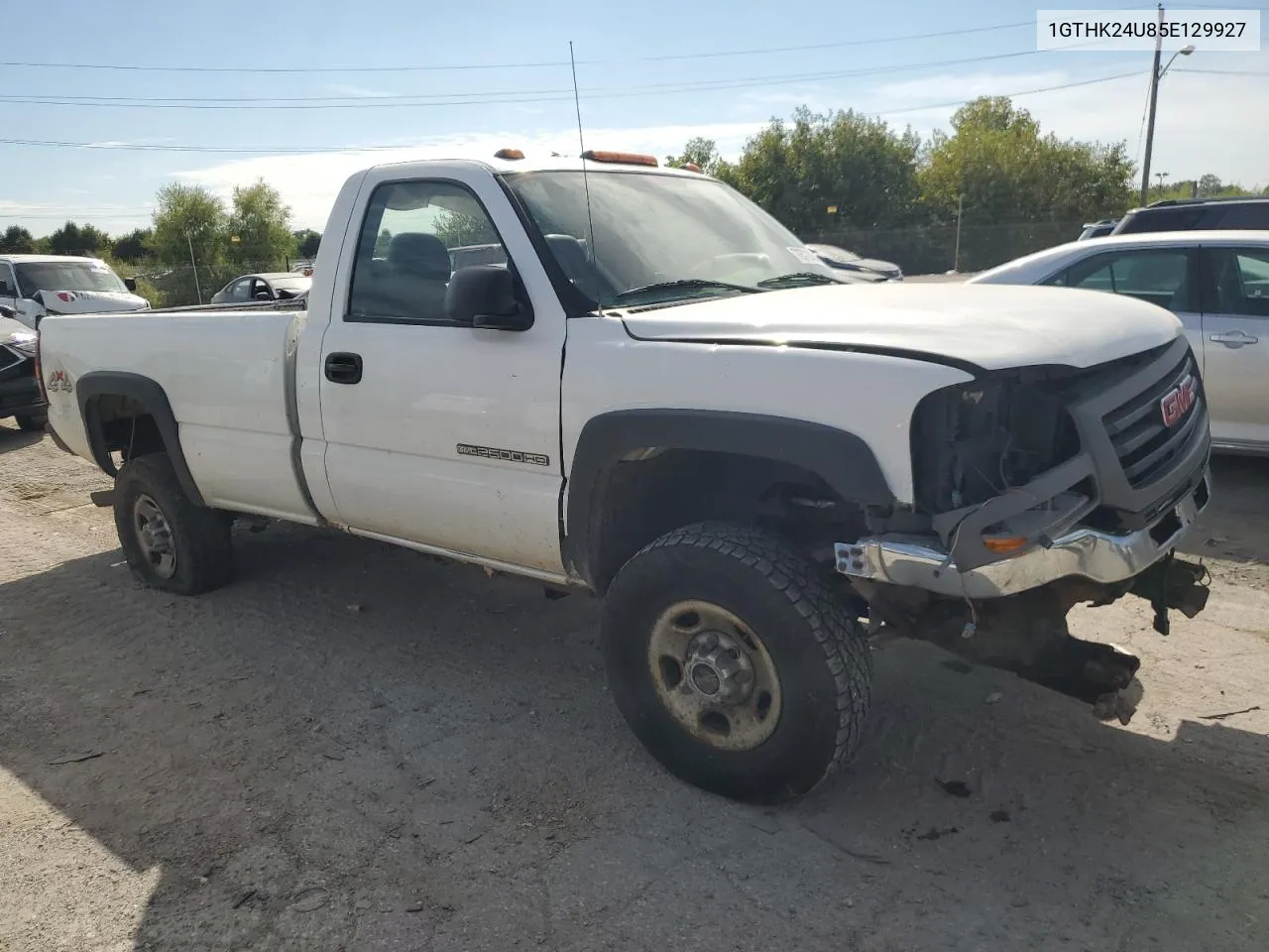 2005 GMC Sierra K2500 Heavy Duty VIN: 1GTHK24U85E129927 Lot: 70572434