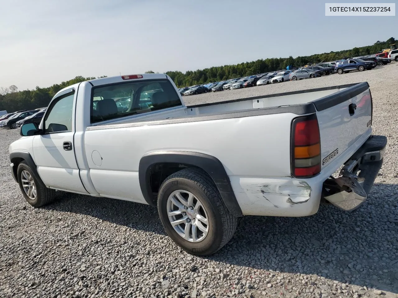 2005 GMC New Sierra C1500 VIN: 1GTEC14X15Z237254 Lot: 70603114