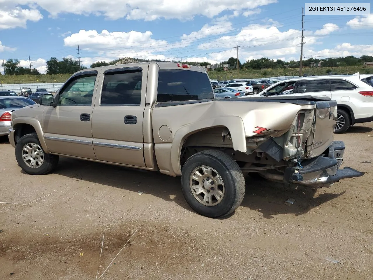 2005 GMC New Sierra K1500 VIN: 2GTEK13T451376496 Lot: 70885434