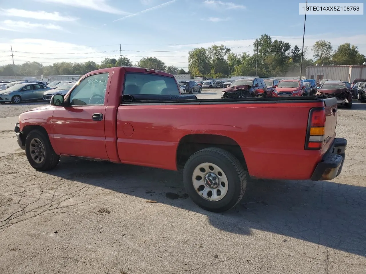 2005 GMC New Sierra C1500 VIN: 1GTEC14XX5Z108753 Lot: 71216184