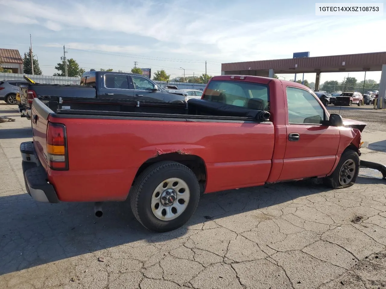 2005 GMC New Sierra C1500 VIN: 1GTEC14XX5Z108753 Lot: 71216184