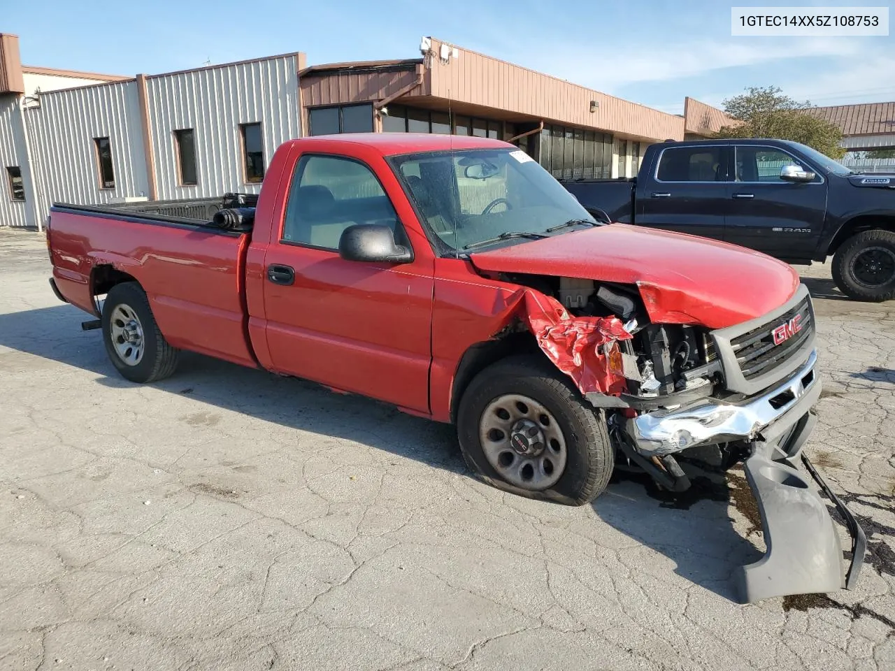 2005 GMC New Sierra C1500 VIN: 1GTEC14XX5Z108753 Lot: 71216184