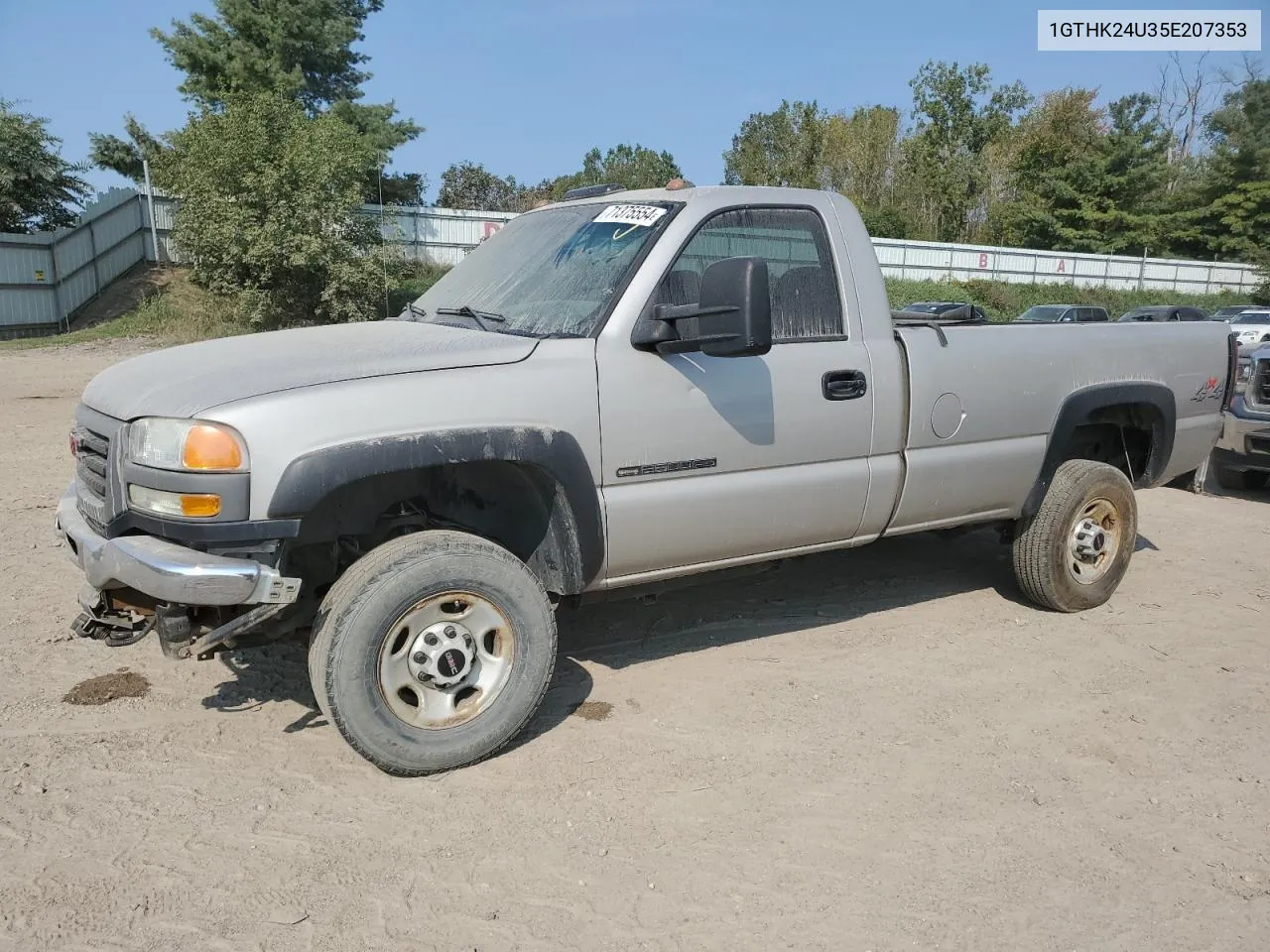 2005 GMC Sierra K2500 Heavy Duty VIN: 1GTHK24U35E207353 Lot: 71375554