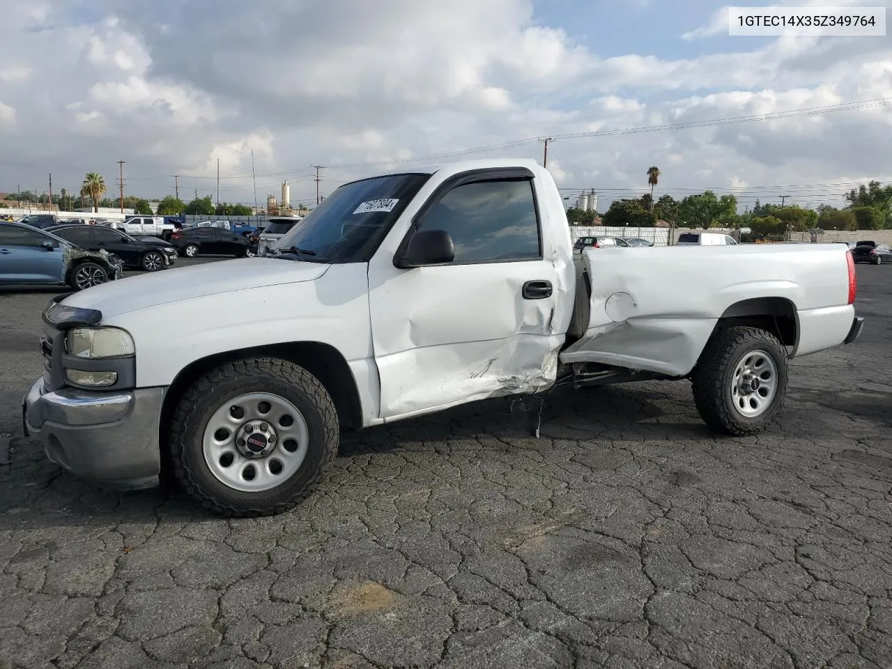 2005 GMC New Sierra C1500 VIN: 1GTEC14X35Z349764 Lot: 71607804