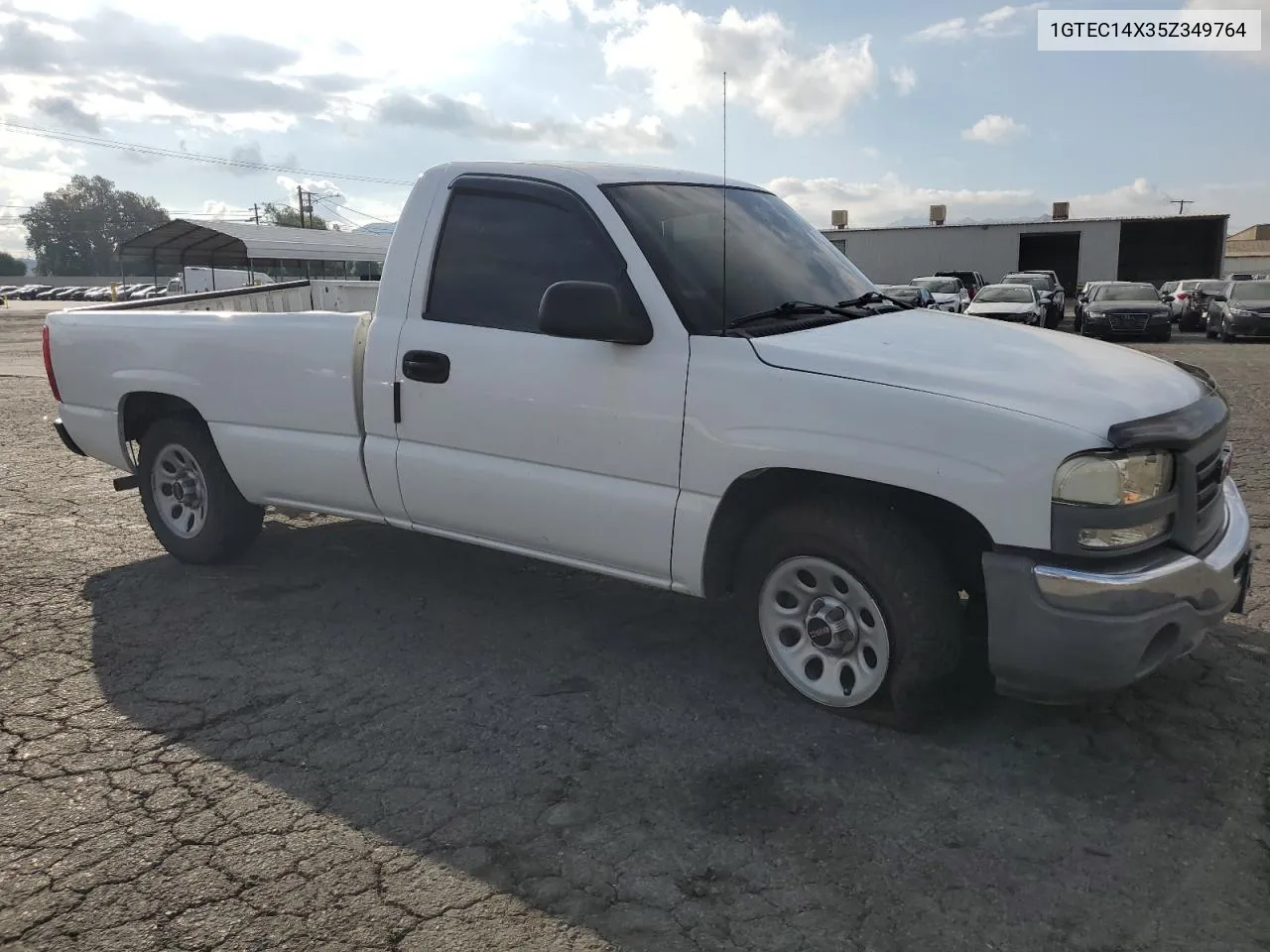 2005 GMC New Sierra C1500 VIN: 1GTEC14X35Z349764 Lot: 71607804