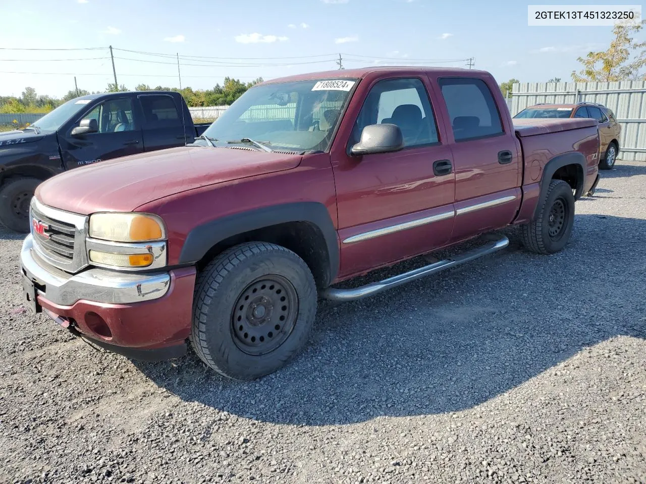 2005 GMC New Sierra K1500 VIN: 2GTEK13T451323250 Lot: 71808524