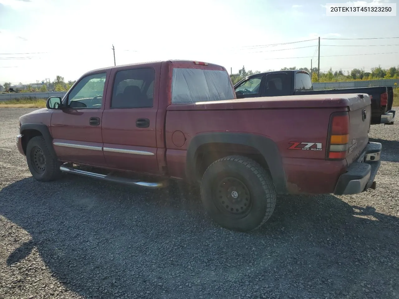 2005 GMC New Sierra K1500 VIN: 2GTEK13T451323250 Lot: 71808524