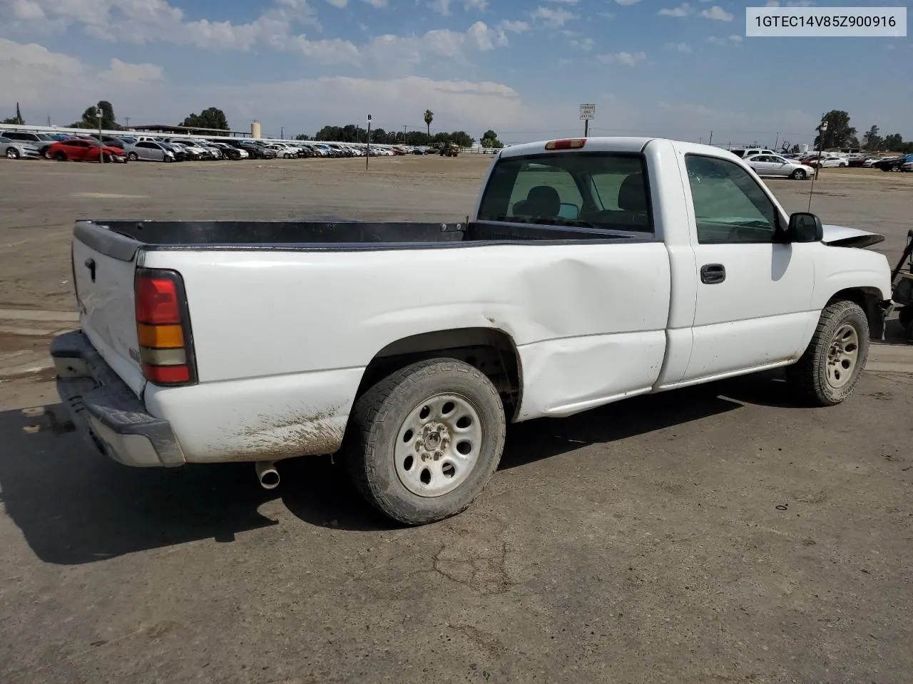 2005 GMC New Sierra C1500 VIN: 1GTEC14V85Z900916 Lot: 72428844