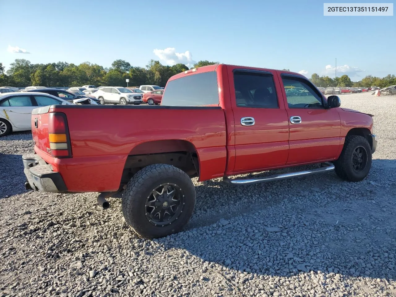 2005 GMC New Sierra C1500 VIN: 2GTEC13T351151497 Lot: 72460014