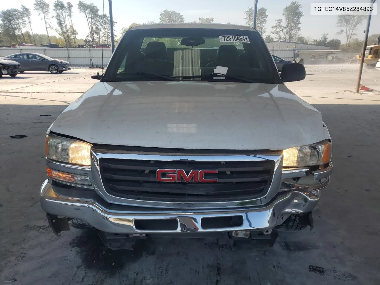 2005 GMC New Sierra C1500 VIN: 1GTEC14V85Z284893 Lot: 72610454