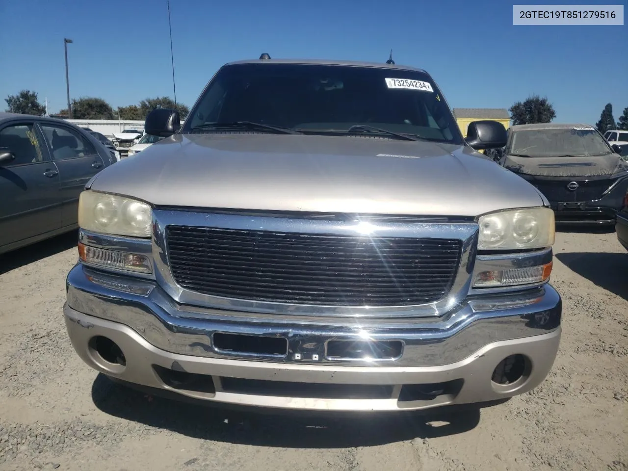 2005 GMC New Sierra C1500 VIN: 2GTEC19T851279516 Lot: 73254234