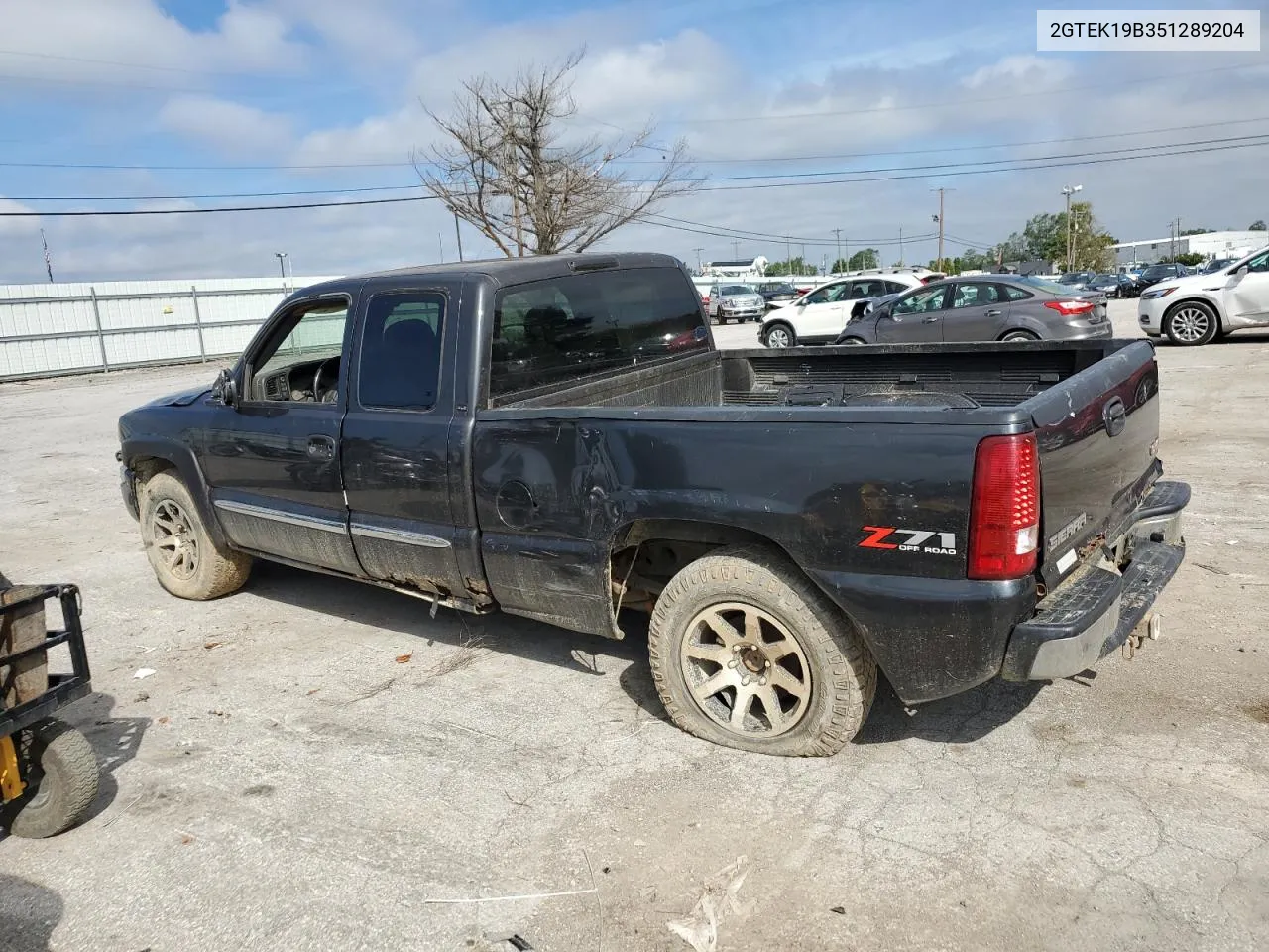 2005 GMC New Sierra K1500 VIN: 2GTEK19B351289204 Lot: 73477064