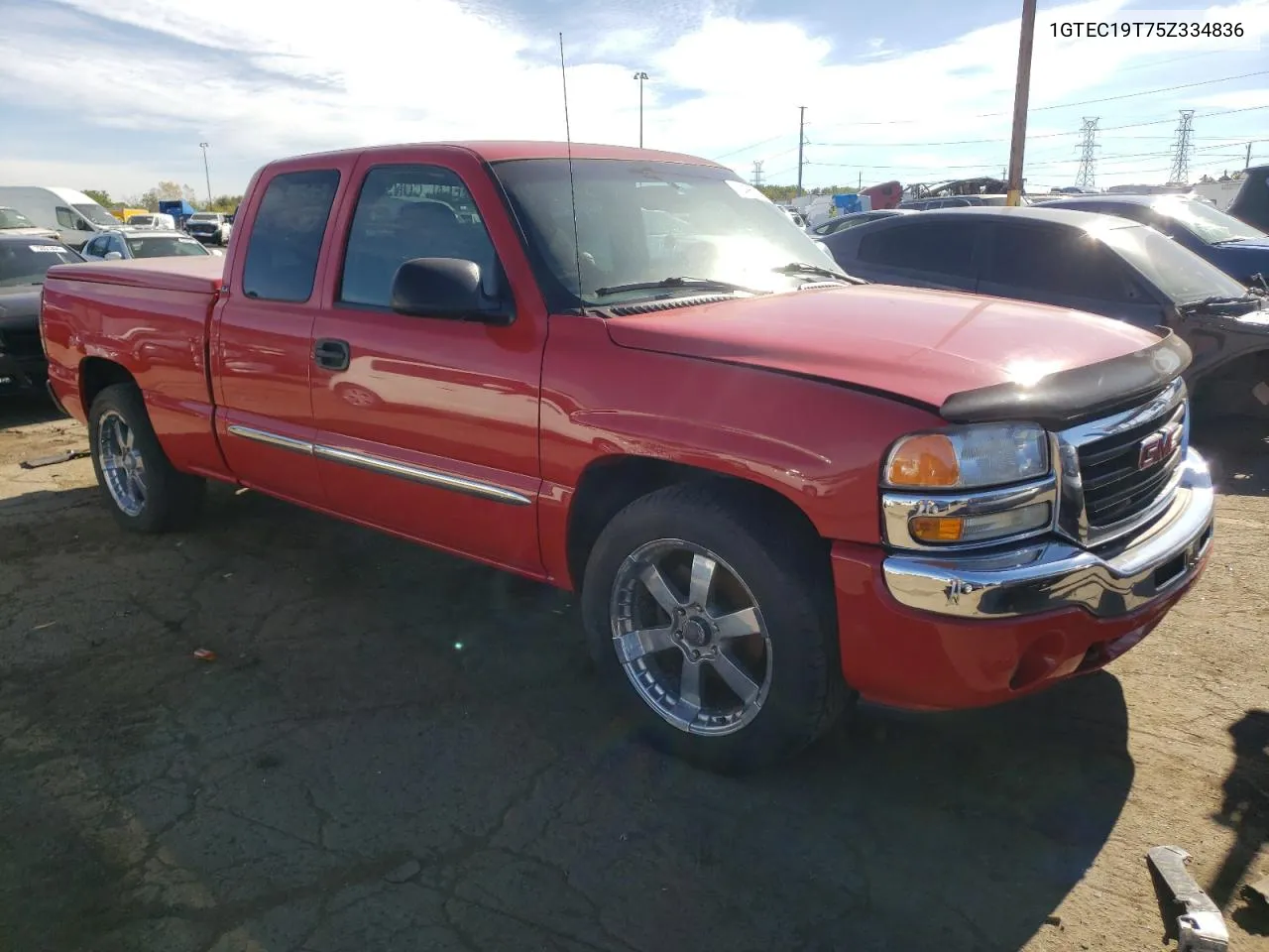 2005 GMC New Sierra C1500 VIN: 1GTEC19T75Z334836 Lot: 73496164