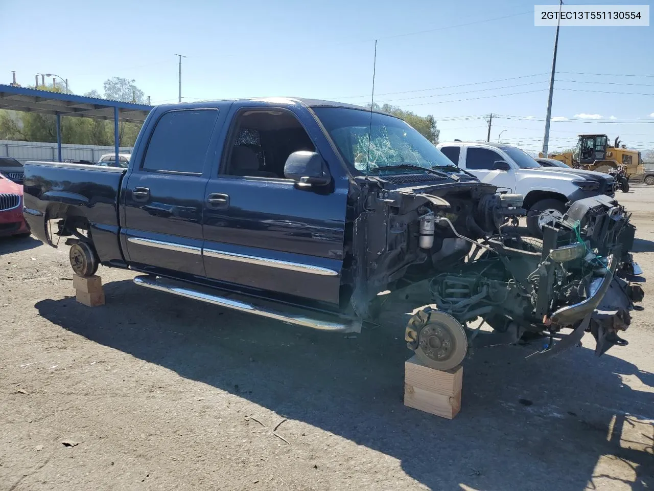 2005 GMC New Sierra C1500 VIN: 2GTEC13T551130554 Lot: 73659514