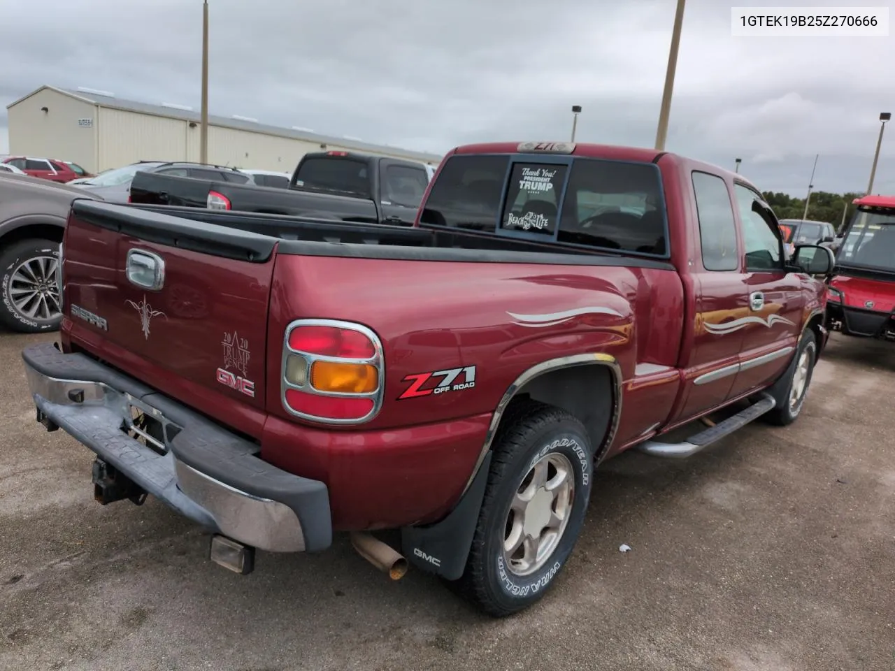 2005 GMC New Sierra K1500 VIN: 1GTEK19B25Z270666 Lot: 74049944