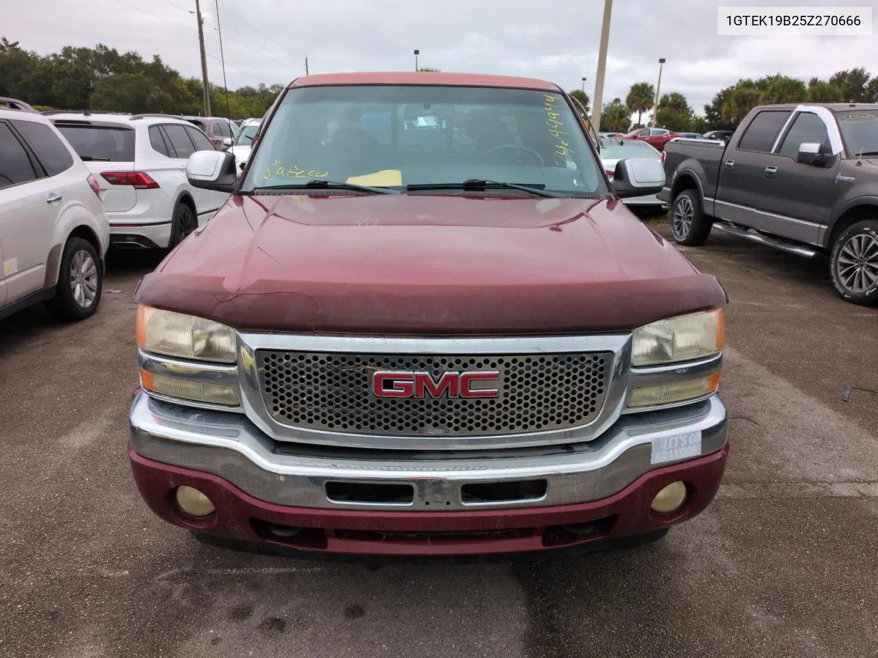 2005 GMC New Sierra K1500 VIN: 1GTEK19B25Z270666 Lot: 74049944