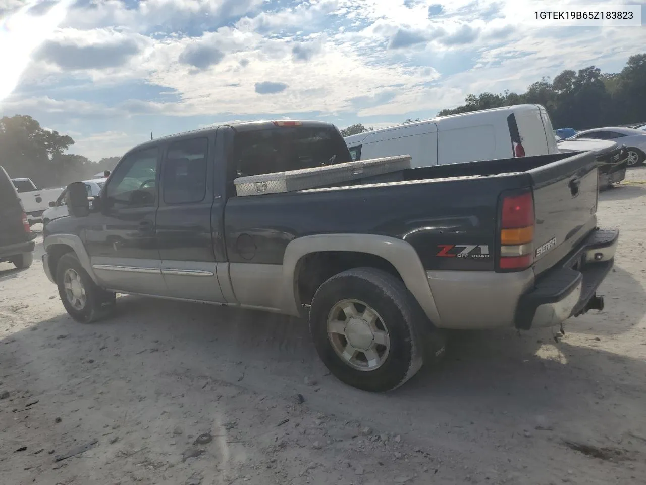 2005 GMC New Sierra K1500 VIN: 1GTEK19B65Z183823 Lot: 74290704