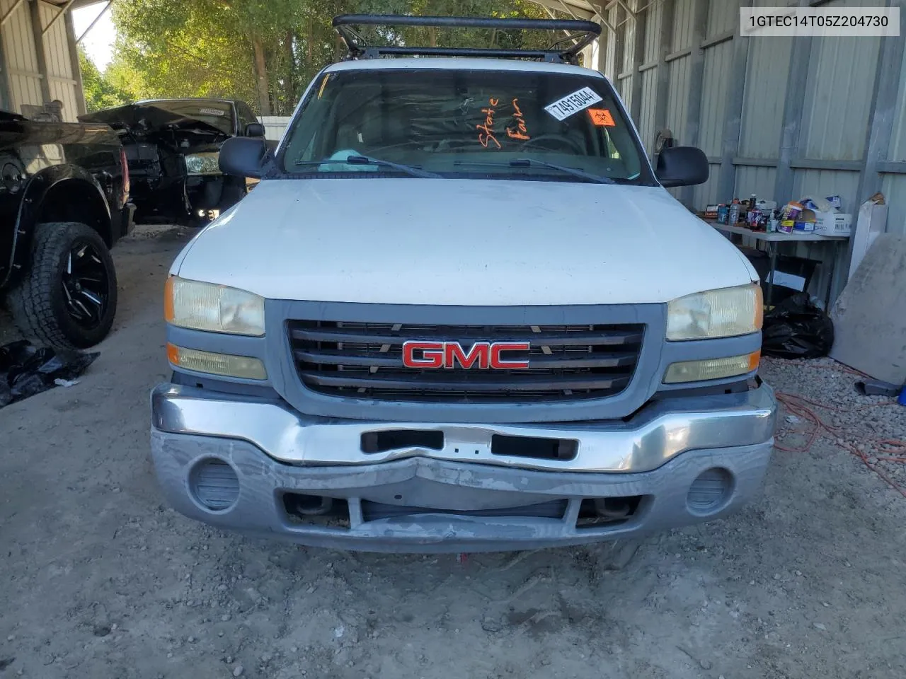 2005 GMC New Sierra C1500 VIN: 1GTEC14T05Z204730 Lot: 74915044