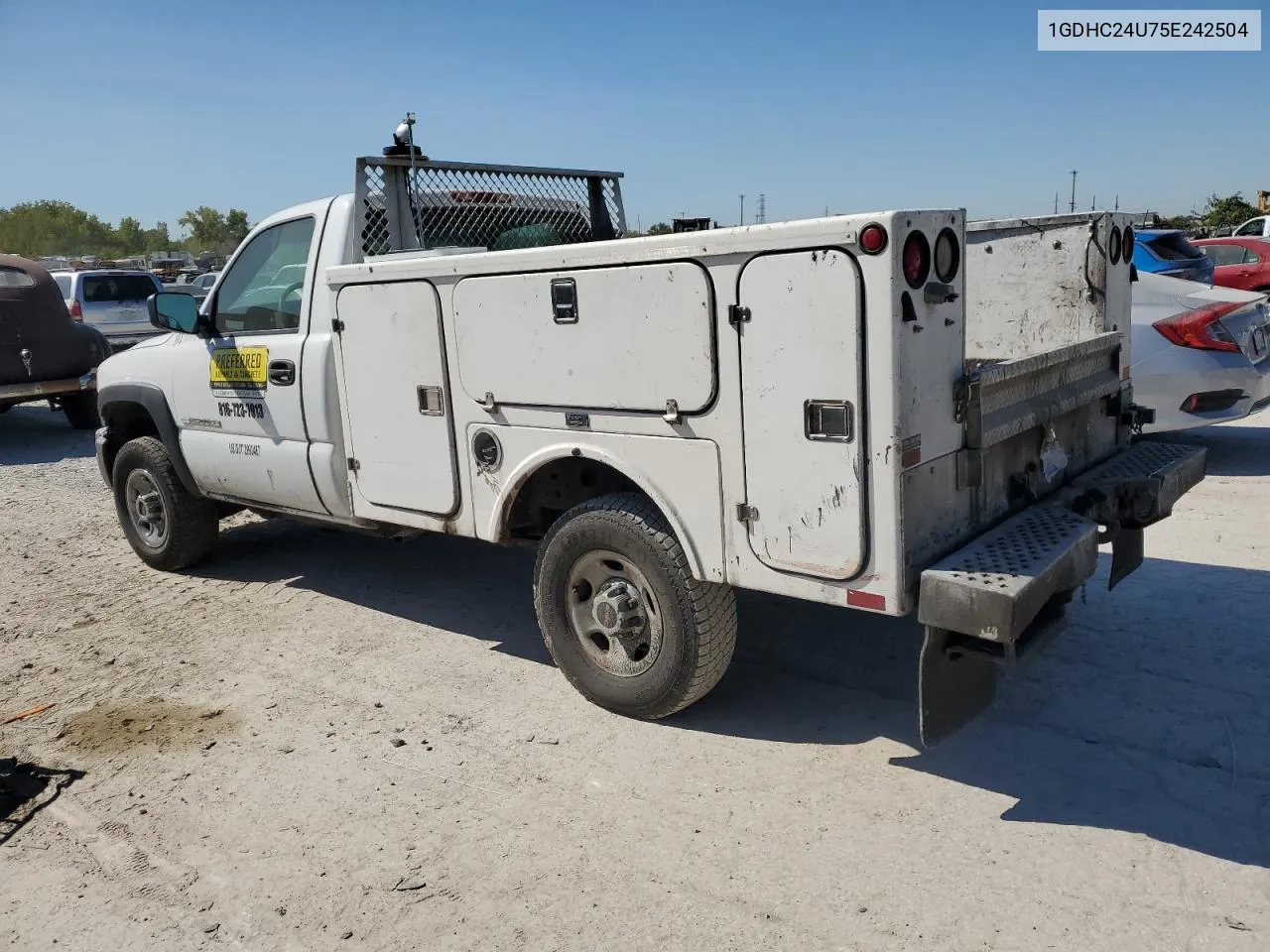 2005 GMC Sierra C2500 Heavy Duty VIN: 1GDHC24U75E242504 Lot: 74984214