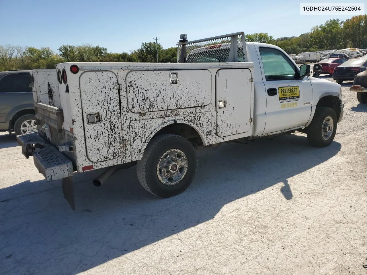 2005 GMC Sierra C2500 Heavy Duty VIN: 1GDHC24U75E242504 Lot: 74984214