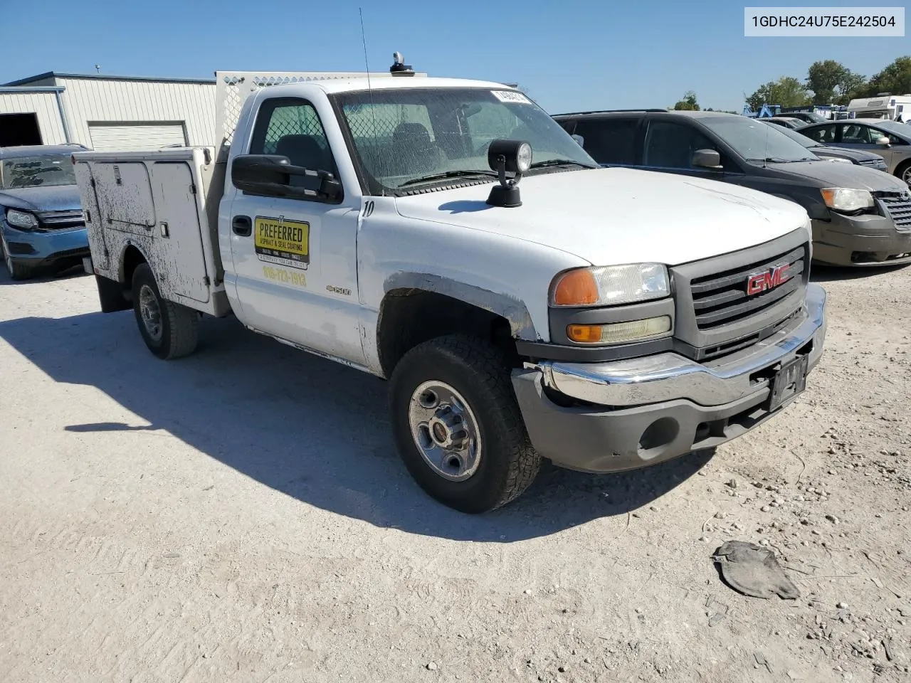 2005 GMC Sierra C2500 Heavy Duty VIN: 1GDHC24U75E242504 Lot: 74984214