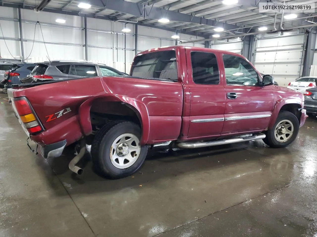 2005 GMC New Sierra K1500 VIN: 1GTEK19Z25Z198199 Lot: 75021884