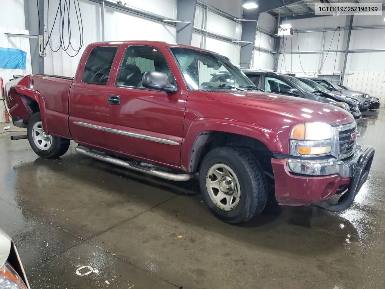 2005 GMC New Sierra K1500 VIN: 1GTEK19Z25Z198199 Lot: 75021884