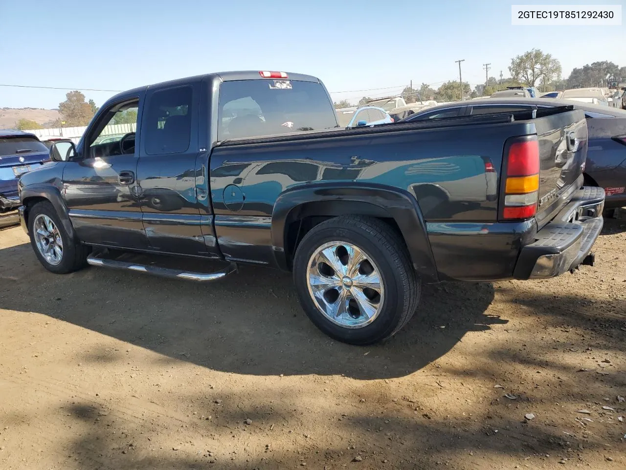 2005 GMC New Sierra C1500 VIN: 2GTEC19T851292430 Lot: 75064054