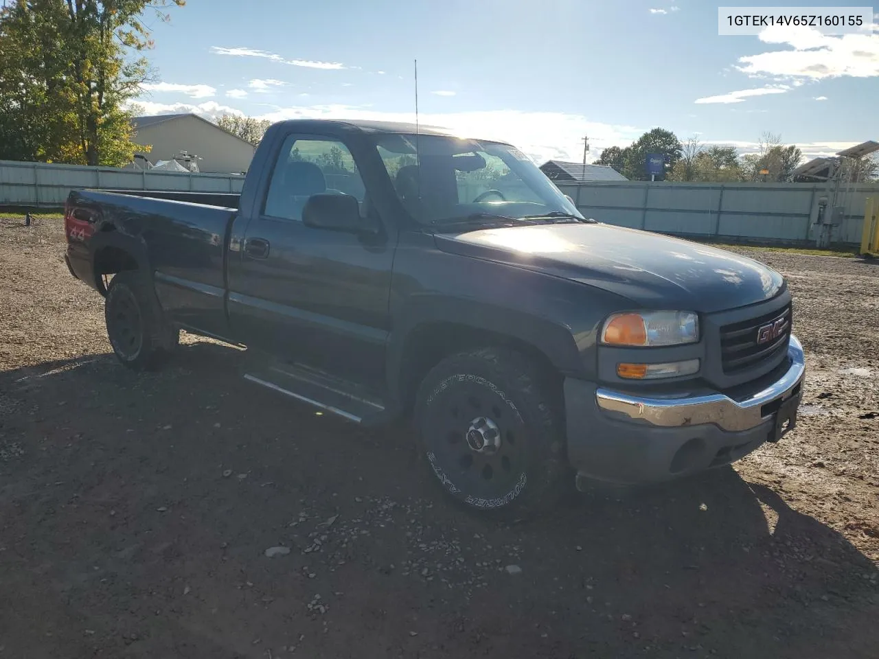 2005 GMC New Sierra K1500 VIN: 1GTEK14V65Z160155 Lot: 75197634