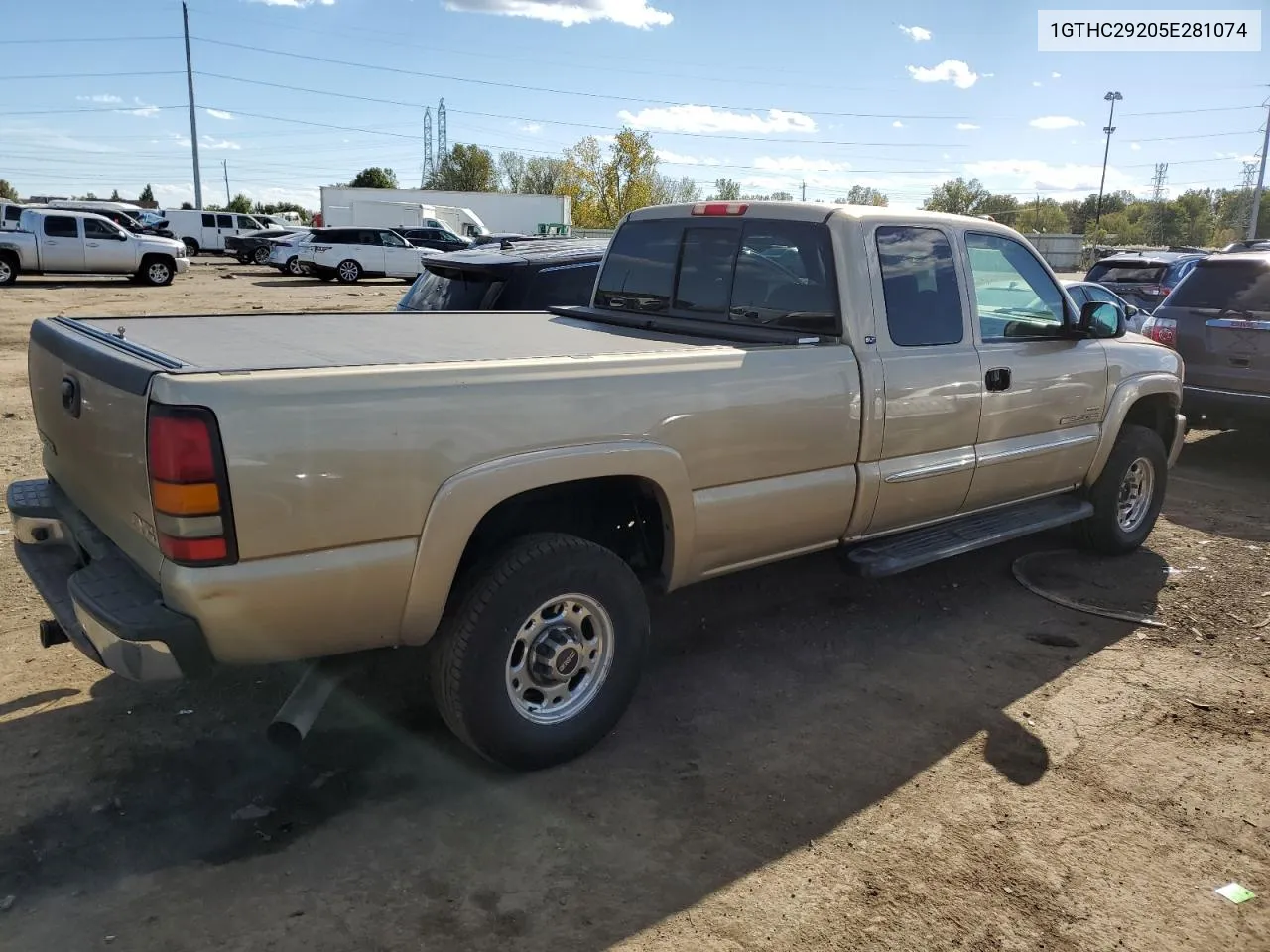 2005 GMC Sierra C2500 Heavy Duty VIN: 1GTHC29205E281074 Lot: 75429004