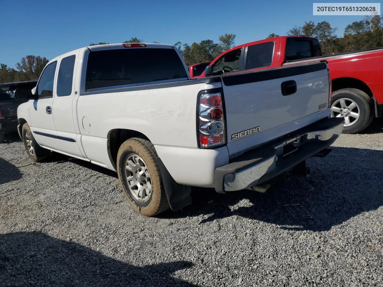 2005 GMC New Sierra C1500 VIN: 2GTEC19T651320628 Lot: 75804334