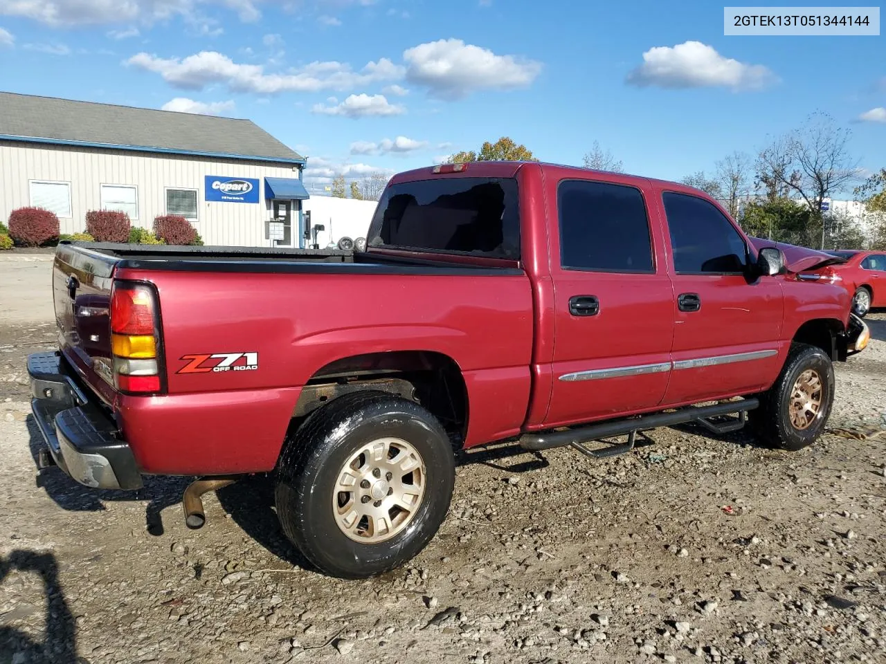 2005 GMC New Sierra K1500 VIN: 2GTEK13T051344144 Lot: 76121344