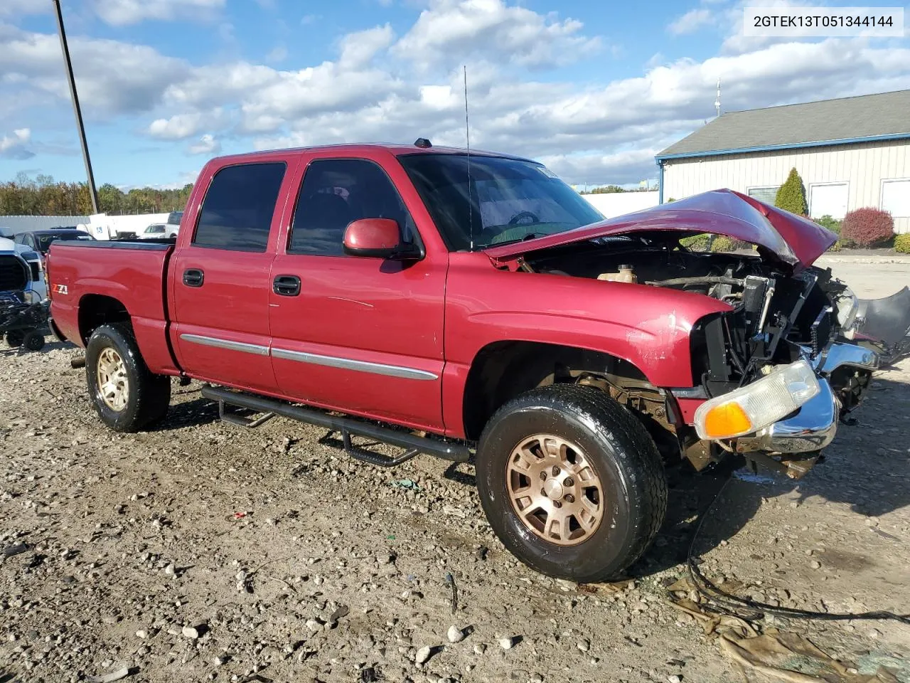 2005 GMC New Sierra K1500 VIN: 2GTEK13T051344144 Lot: 76121344