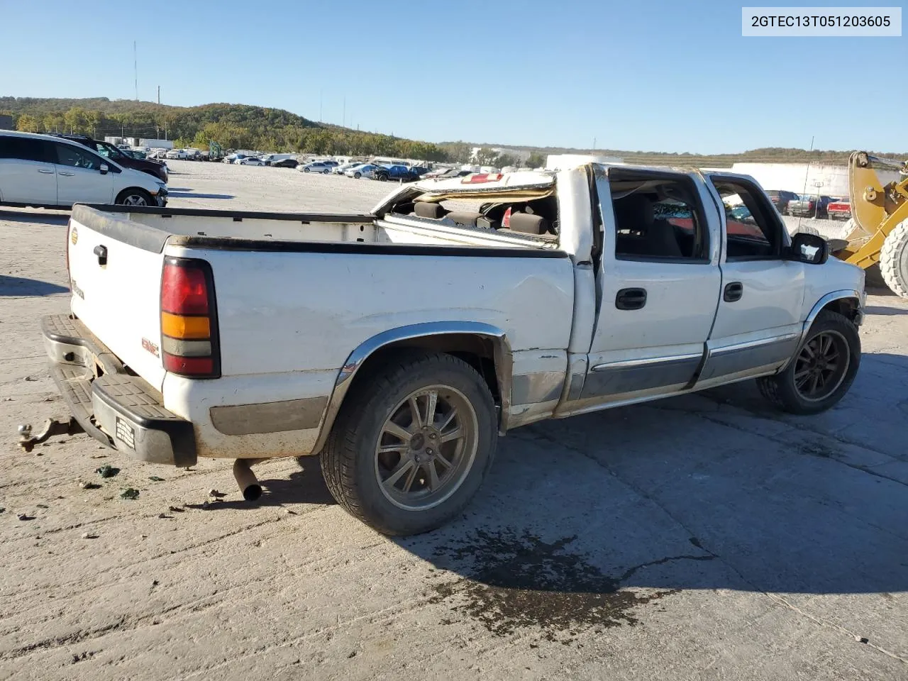 2005 GMC New Sierra C1500 VIN: 2GTEC13T051203605 Lot: 76147944