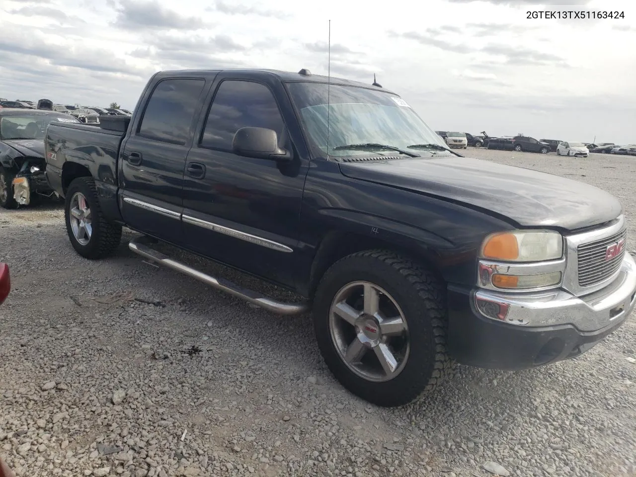 2005 GMC New Sierra K1500 VIN: 2GTEK13TX51163424 Lot: 76293814