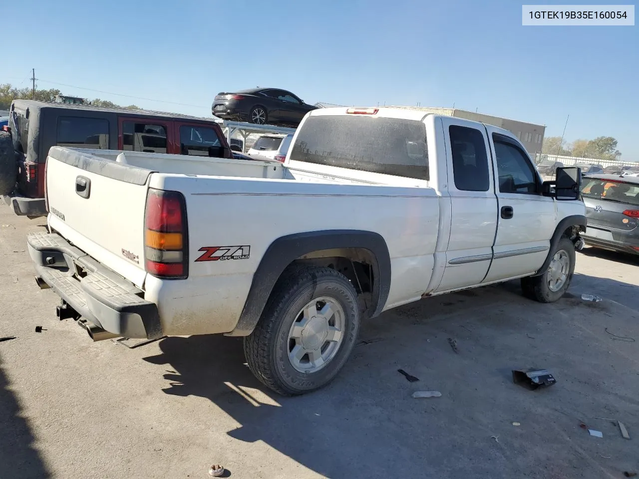 2005 GMC New Sierra K1500 VIN: 1GTEK19B35E160054 Lot: 76487384