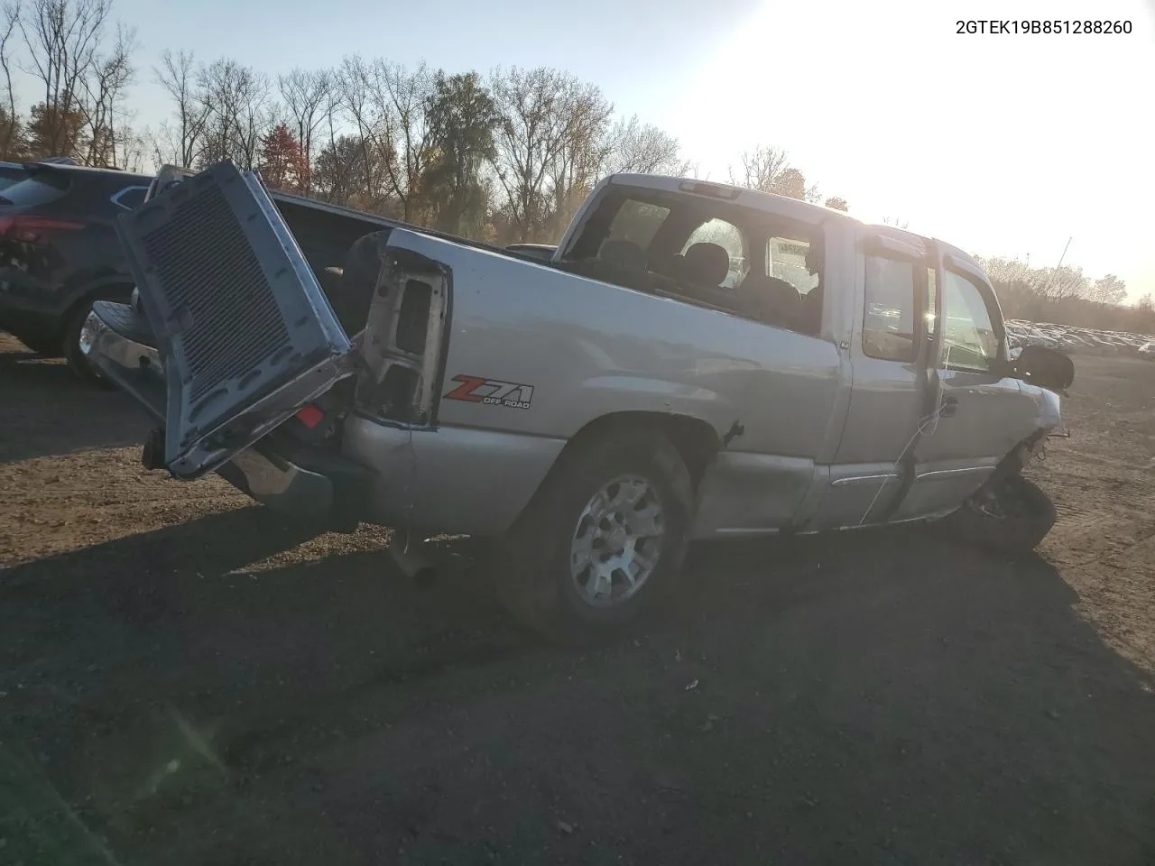 2005 GMC New Sierra K1500 VIN: 2GTEK19B851288260 Lot: 77025374