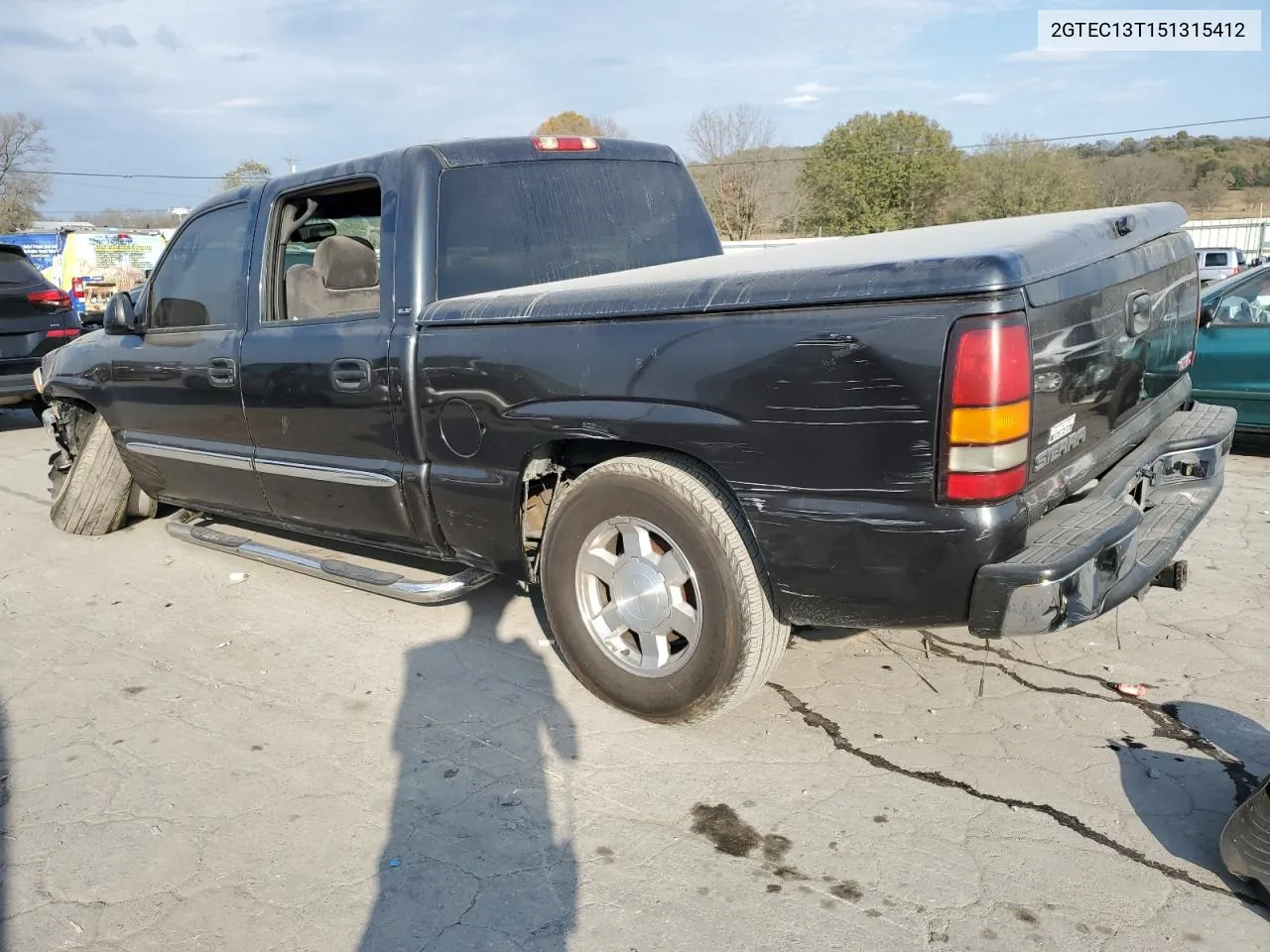 2005 GMC New Sierra C1500 VIN: 2GTEC13T151315412 Lot: 77854374