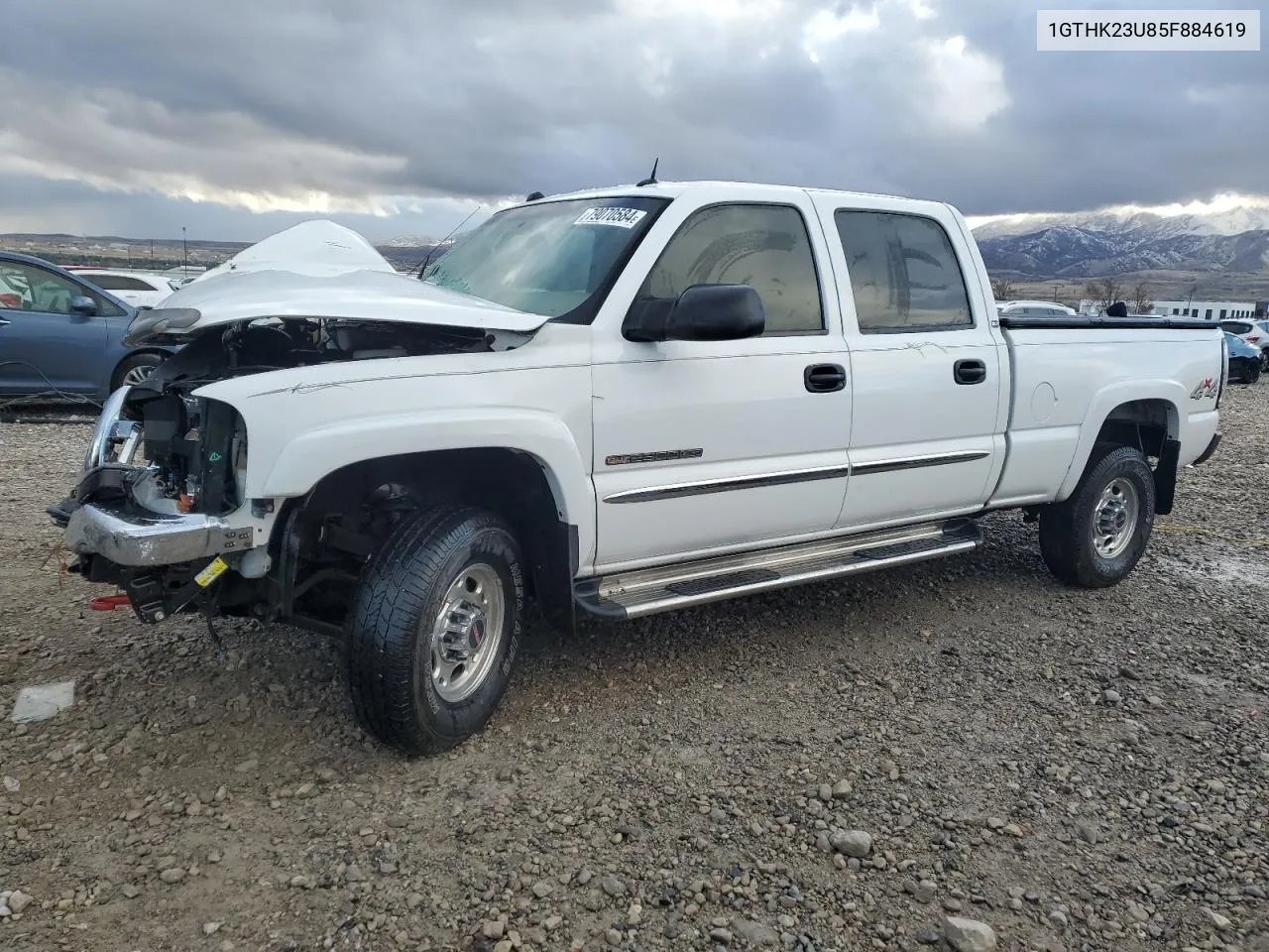 2005 GMC Sierra K2500 Heavy Duty VIN: 1GTHK23U85F884619 Lot: 79070584