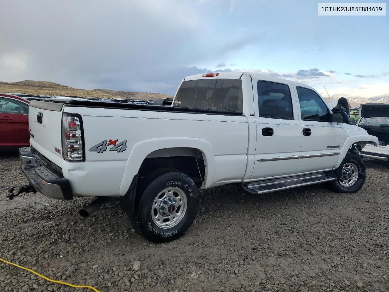 2005 GMC Sierra K2500 Heavy Duty VIN: 1GTHK23U85F884619 Lot: 79070584