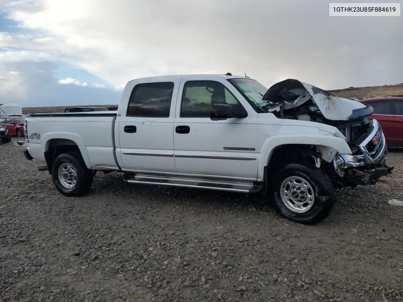 2005 GMC Sierra K2500 Heavy Duty VIN: 1GTHK23U85F884619 Lot: 79070584