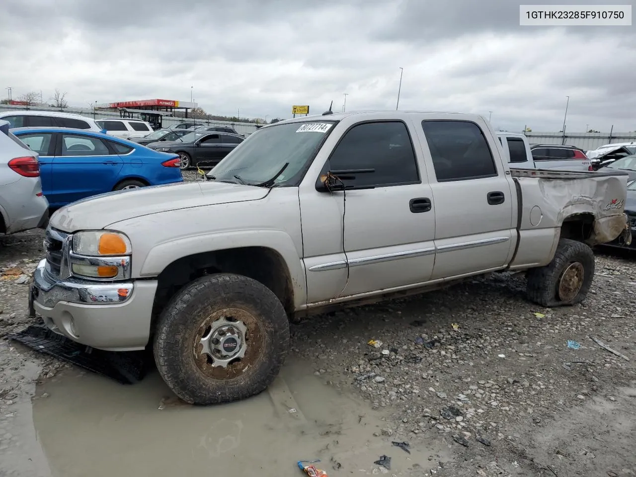 2005 GMC Sierra K2500 Heavy Duty VIN: 1GTHK23285F910750 Lot: 80727714