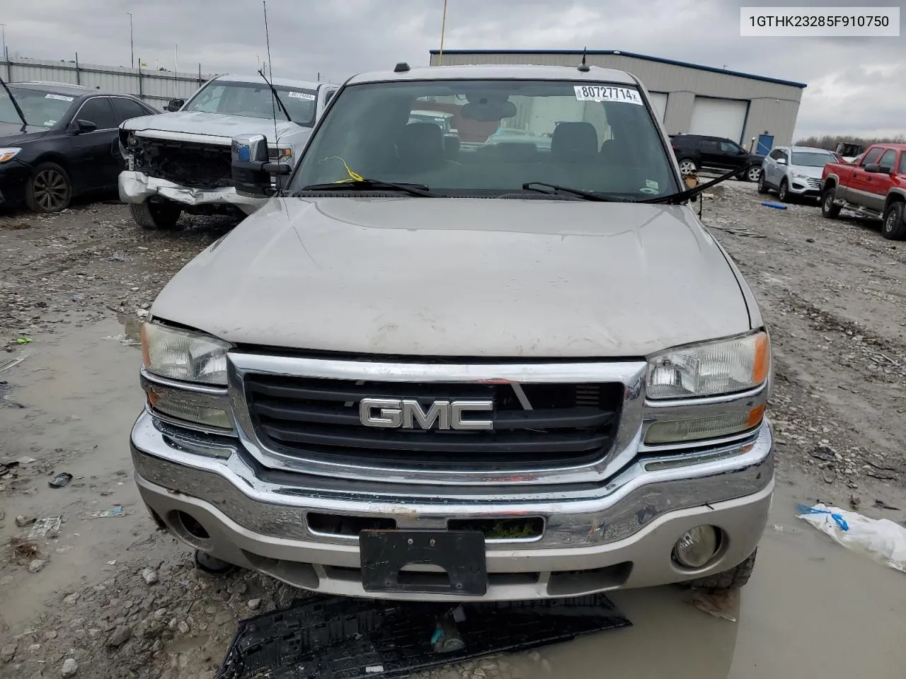 2005 GMC Sierra K2500 Heavy Duty VIN: 1GTHK23285F910750 Lot: 80727714