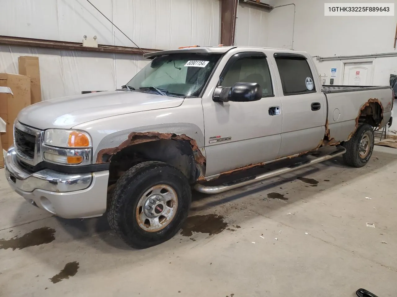 2005 GMC New Sierra K3500 VIN: 1GTHK33225F889643 Lot: 80901154