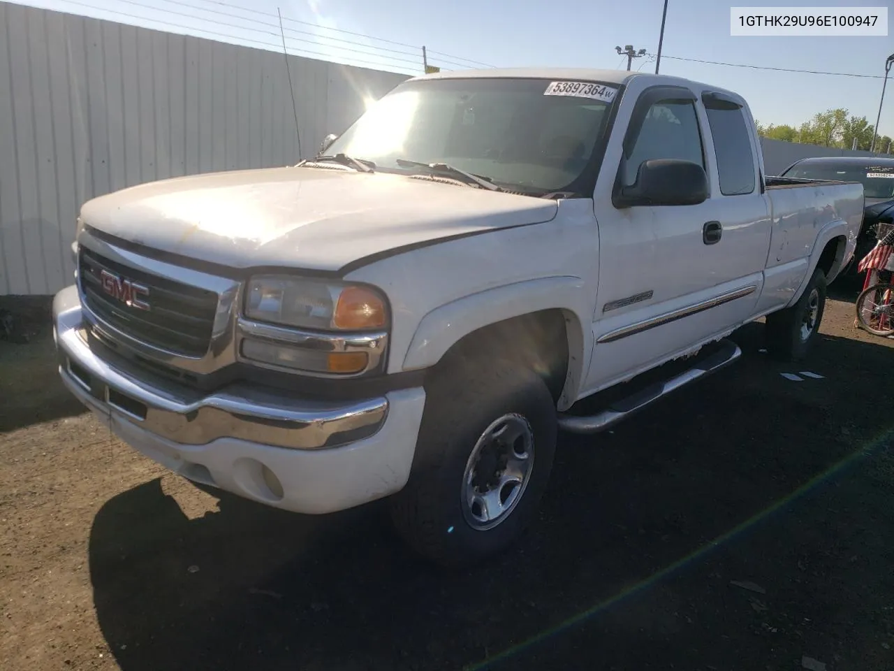 2006 GMC Sierra K2500 Heavy Duty VIN: 1GTHK29U96E100947 Lot: 53897364