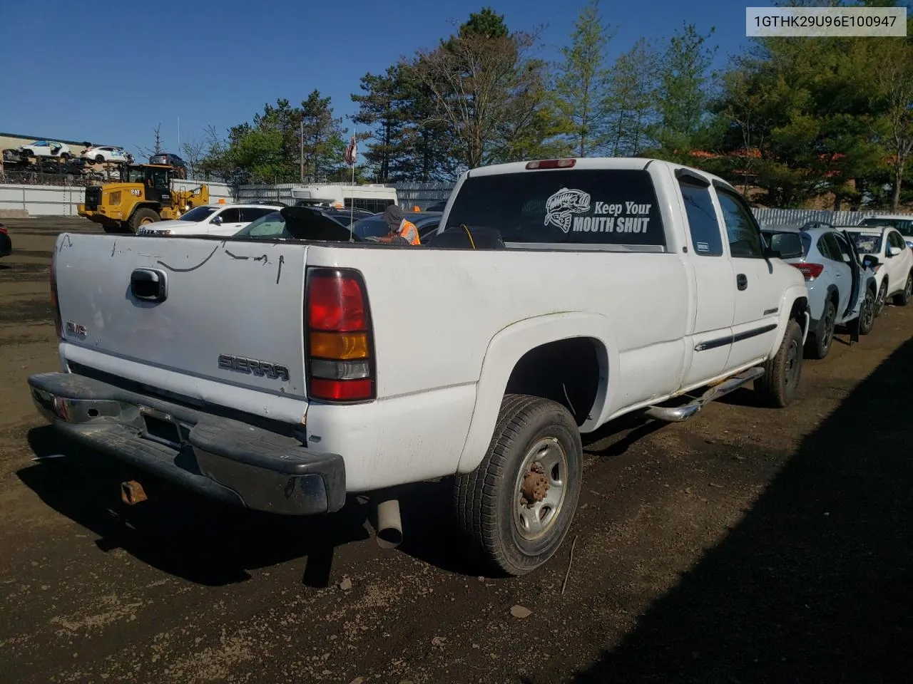 2006 GMC Sierra K2500 Heavy Duty VIN: 1GTHK29U96E100947 Lot: 53897364