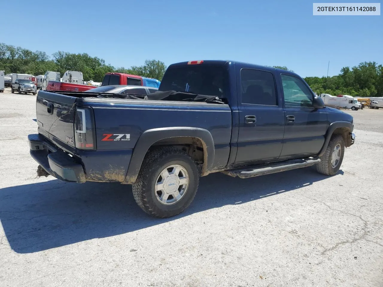 2006 GMC New Sierra K1500 VIN: 2GTEK13T161142088 Lot: 54381564