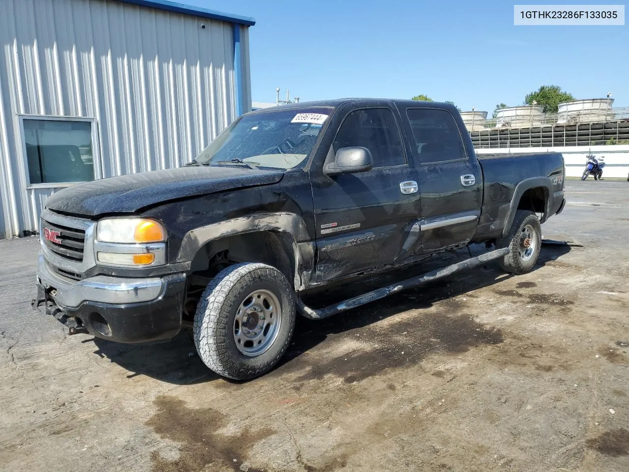 2006 GMC Sierra K2500 Heavy Duty VIN: 1GTHK23286F133035 Lot: 65967444